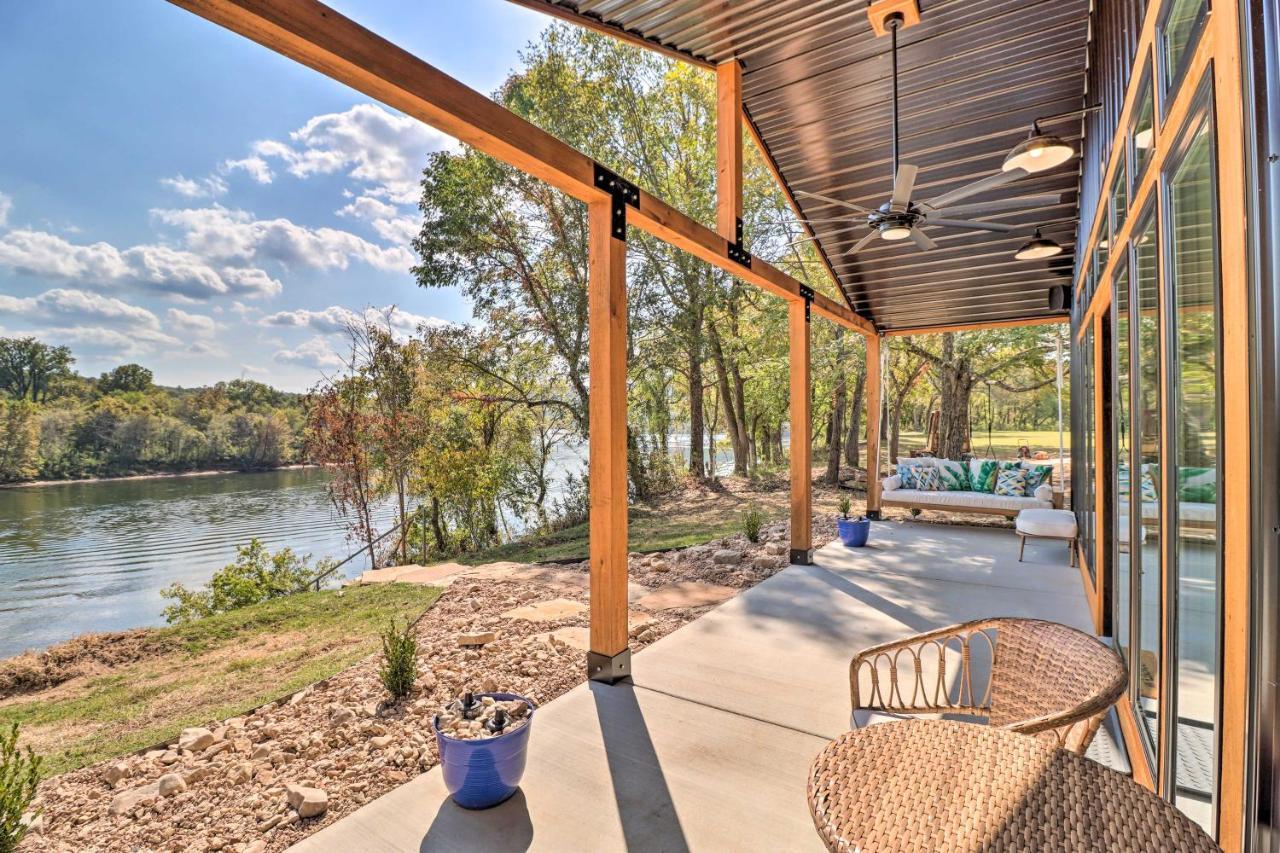 Modern Norfork House With Patio On White River! Extérieur photo